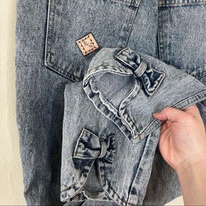 Denim High Waist Tapered Mom Jean